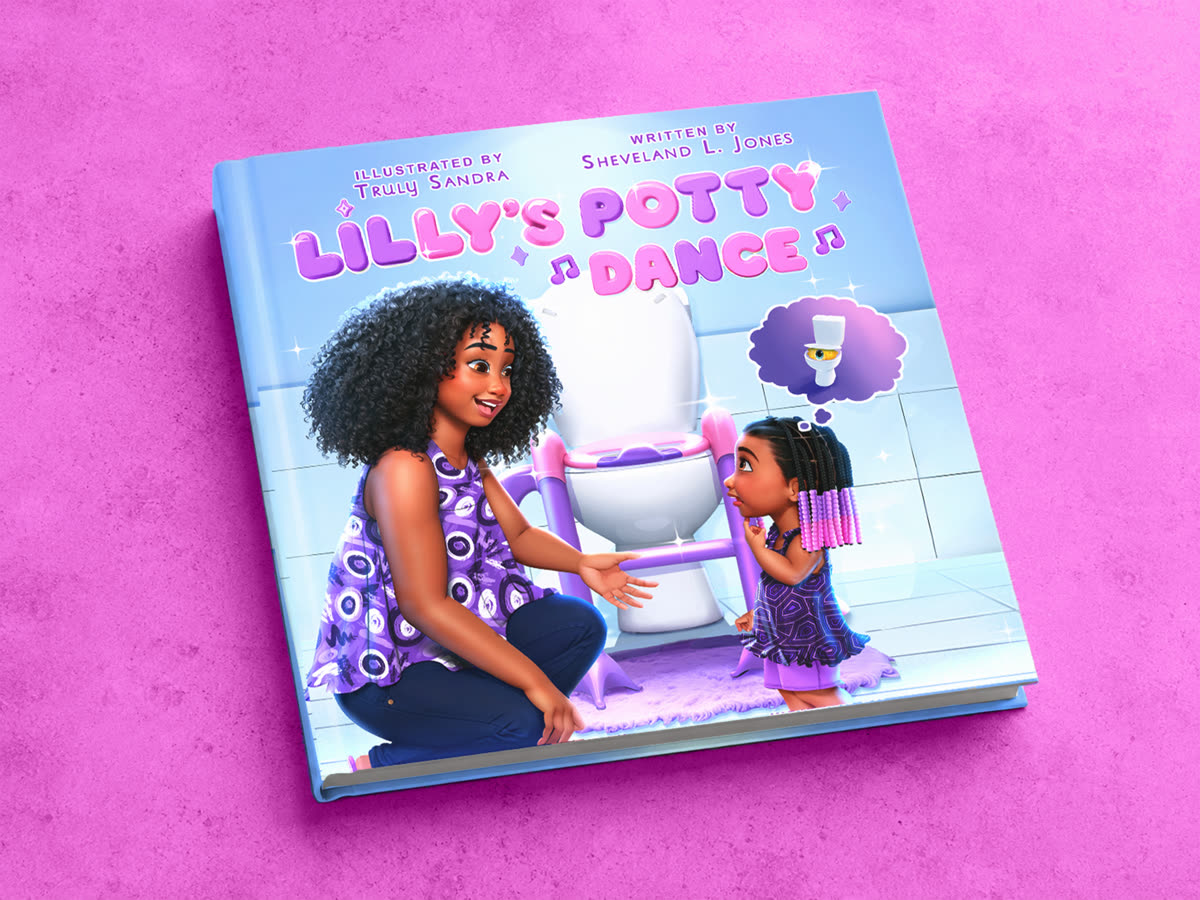 Lilly's Potty Dance book mockup