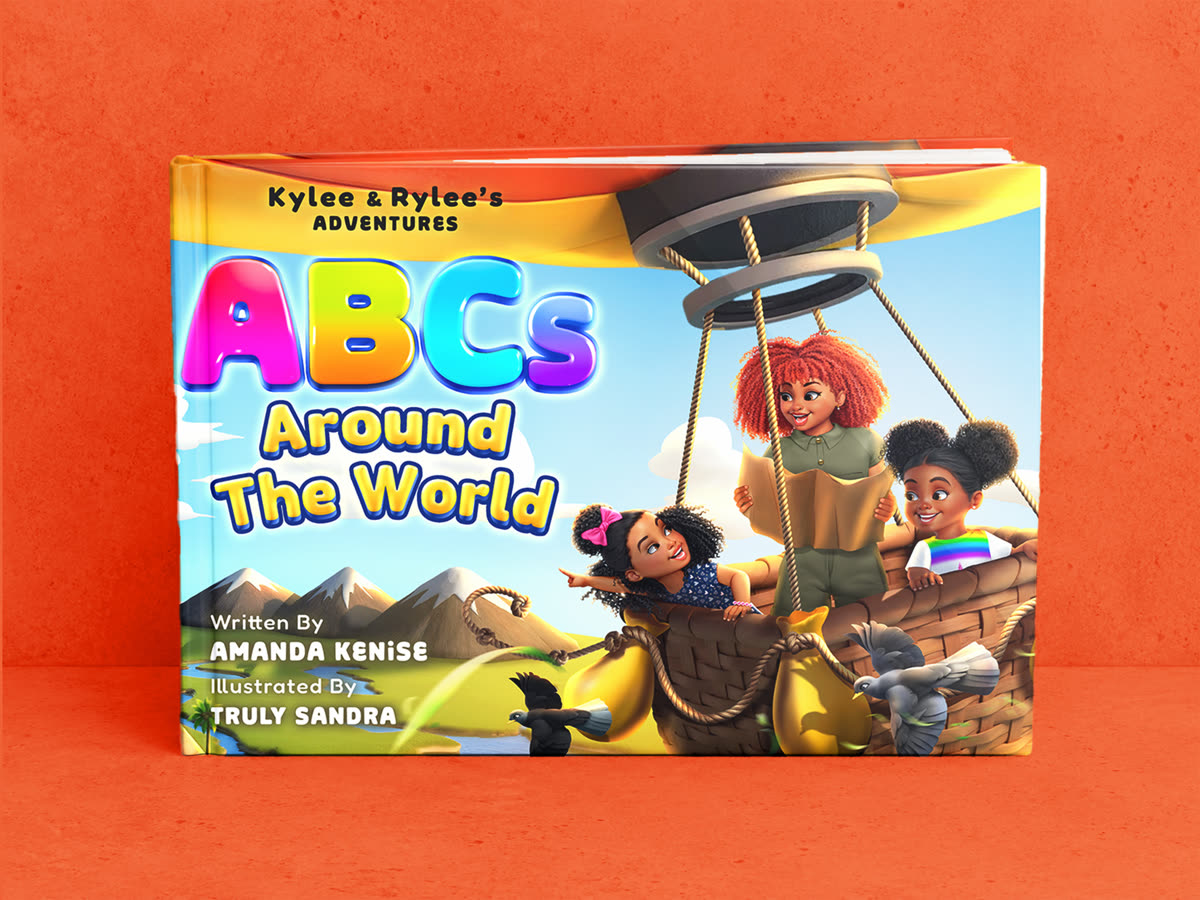 ABCs Around the World book mockup